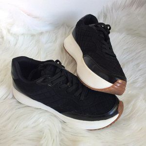 Womens Zara Black Platform Sneakers 9 / EU 40